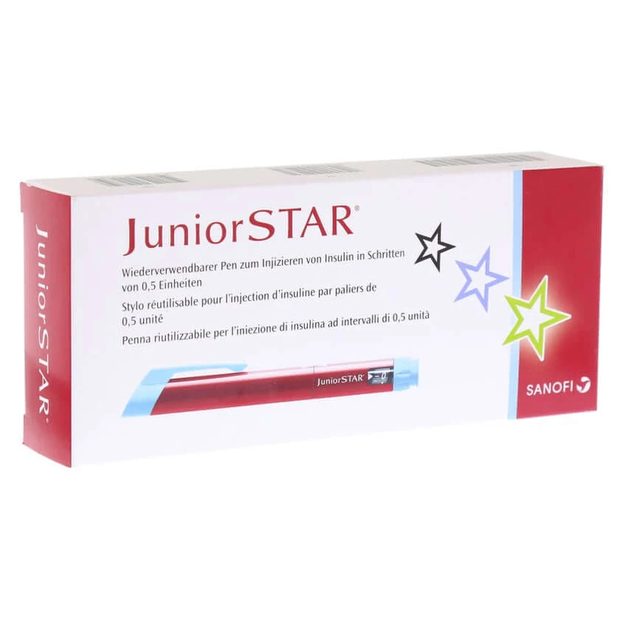 Dispositivo de inyección Juniorstar rojo 1 ud.