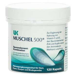 UK Mussel 500 Capsules 120 Capsules