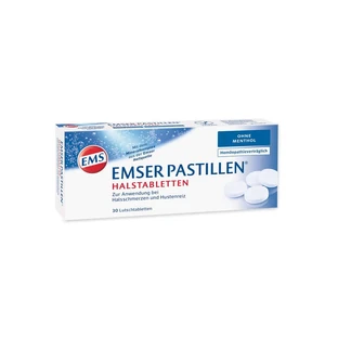 Emser pastilles zonder menthol 30 stuks.