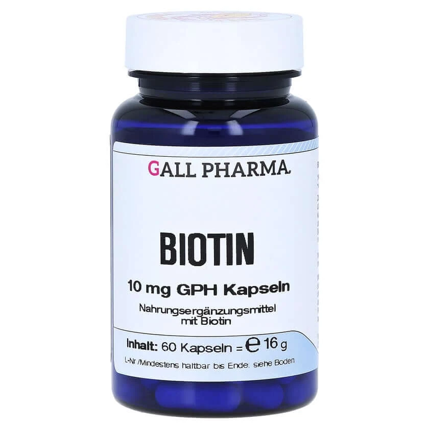 Biotin 10 mg GPH Capsules 60 Capsules