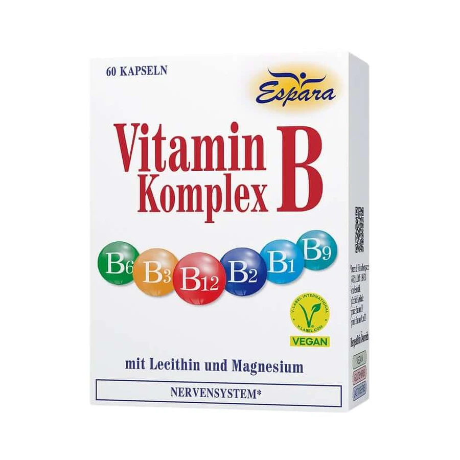 Vitamina B Complejo Cápsulas 60 Cápsulas
