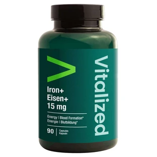 Vitalized Iron+/hierro+ 15 Mg Cápsulas 90 Cápsulas