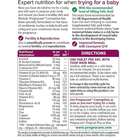 Pregnacare Before Conception, 30 tablets, Vitabiotics