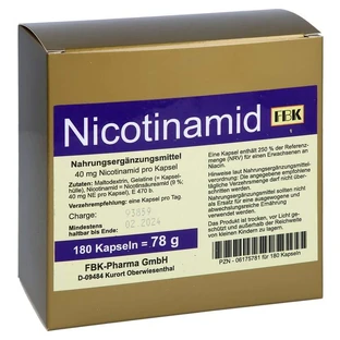 Nicotinamide capsules 180 St