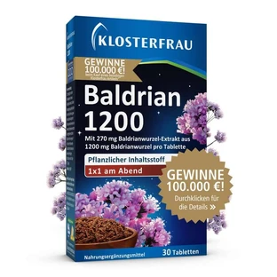 Klosterfrau Valeriaan 1200 Tabletten 30 St