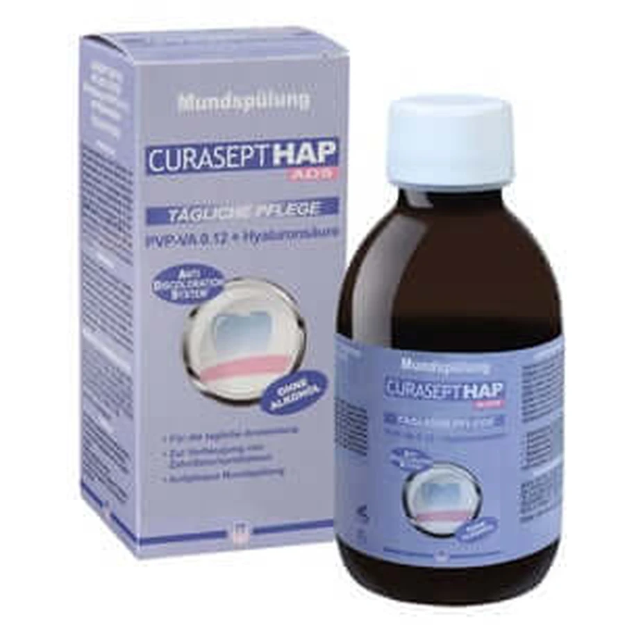 Curasept Hap012 Pvp-va 0,12+Hyaluron Mun 200 ml