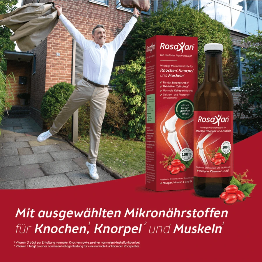 Rosaxan Flüssig+vitamin D Tabletten 20 S 750 ml