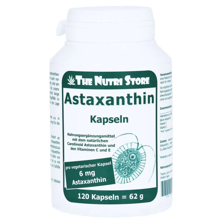 Astaxanthine 6 mg gélules végétales 120 gélules