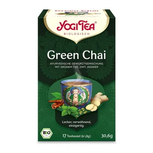 YOGI TEA, Groene Chai, biologische kruiden- en specerijenthee 17X1,8 g
