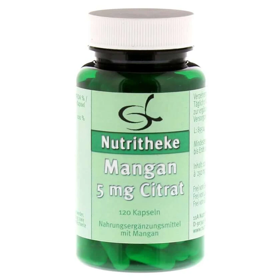 Manganeso 5 mg citrato cápsulas 120 Cápsulas