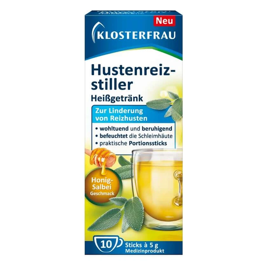 Klosterfrau Hustenreiz-stiller Heißgetränk Pulver 10X5 g