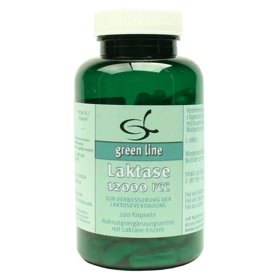 Lactase 12.000 FCC Capsules 120 Capsules