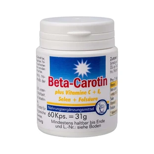 BETA Caroteen Capsules + Vitamine C + E 60 Capsules