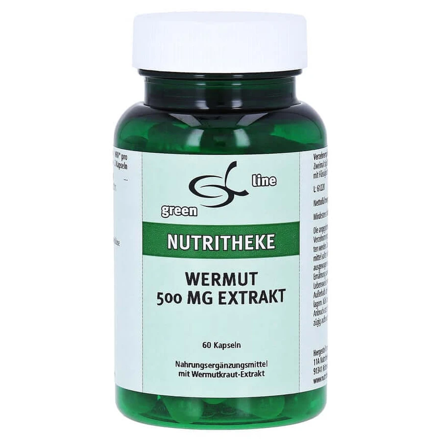 Wormwood 500 mg extract capsules 60 Capsules