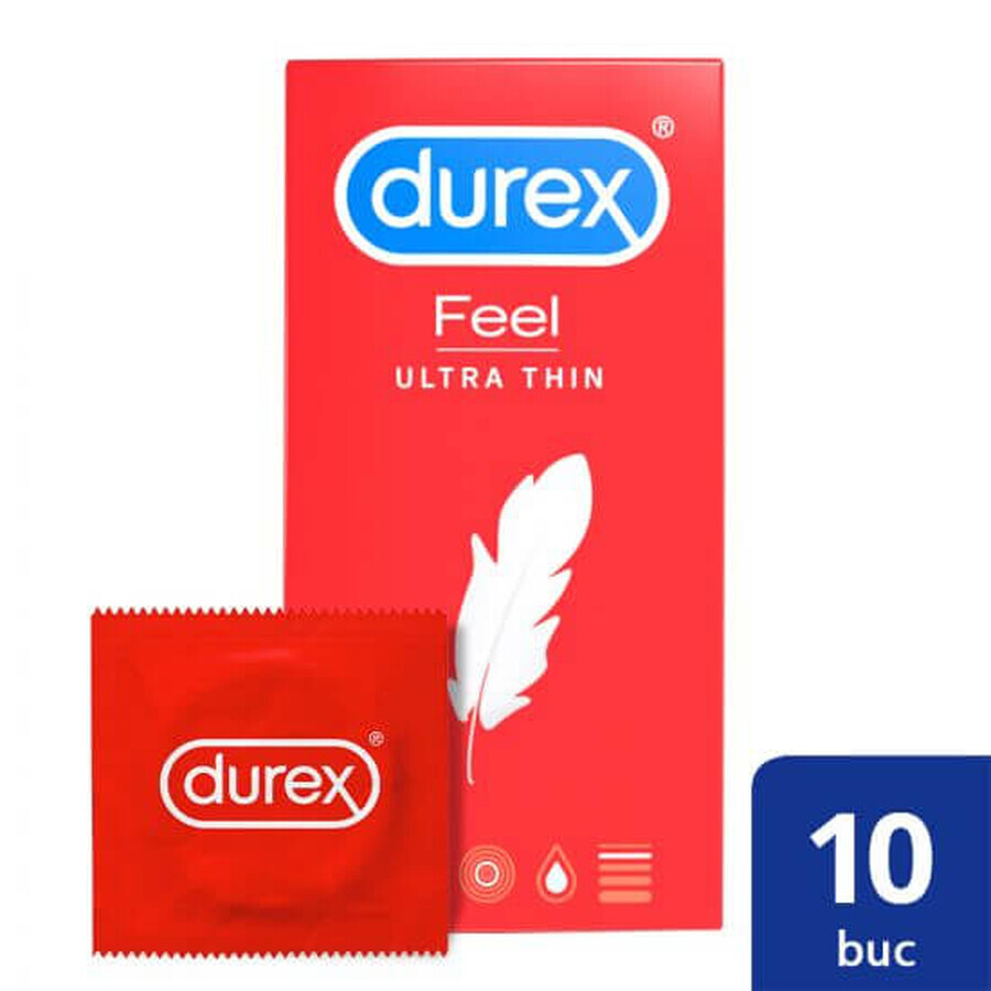 Buy Prezervative Feel Ultra Thin, 10 pieces, Durex Prezervative Feel Ultra Thin, 10 pieces, Durex
