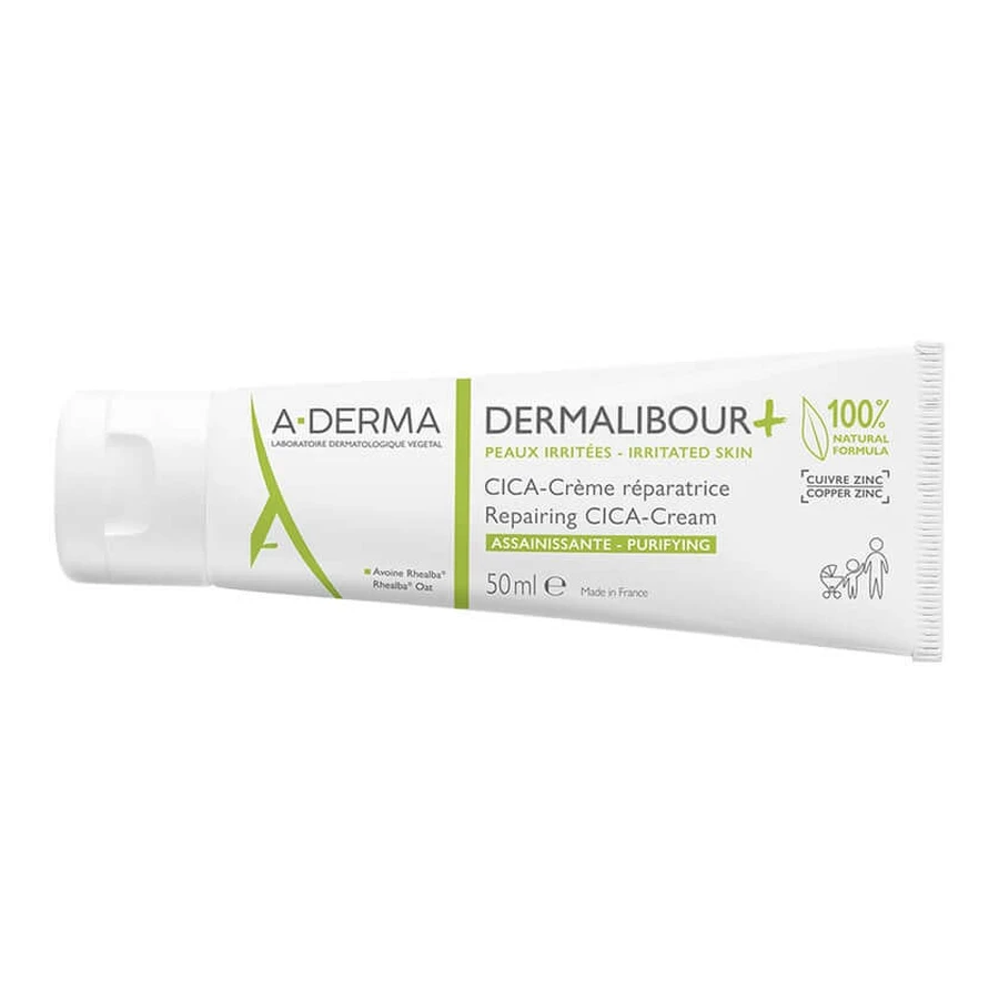 A-Derma DERMALIBOUR+ Reparierende CICA-Creme 50 ml