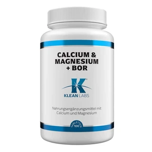 Klean Labs Calcium & Magnesium + Boron 100 St