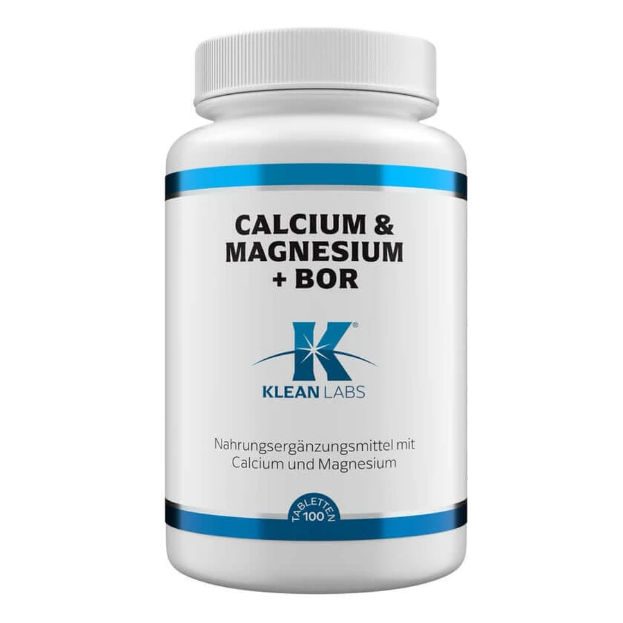 Klean Labs Calcium & Magnesium + Boron 100 St