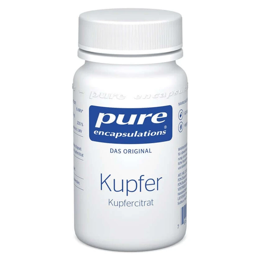 pure encapsulations copper (copper citrate) 60 St