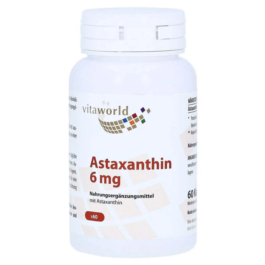 Astaxanthine 6 mg capsules 60 Capsules