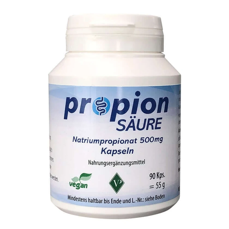 Propionic acid 500 mg capsules 90 pcs