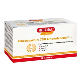 MEGAMAX Glucosamine 750 Chondroitin Plus 120 Capsules