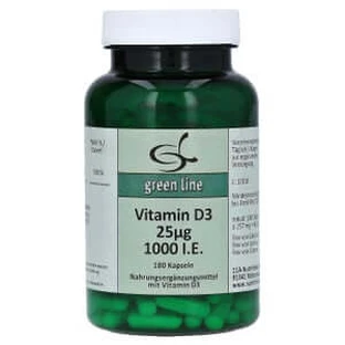 Vitamin D3 25 µg 1.000 I.E. Kapseln 180 St