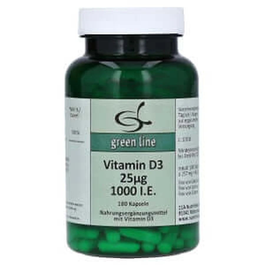 Vitamin D3 25 µg 1.000 I.E. Kapseln 180 St