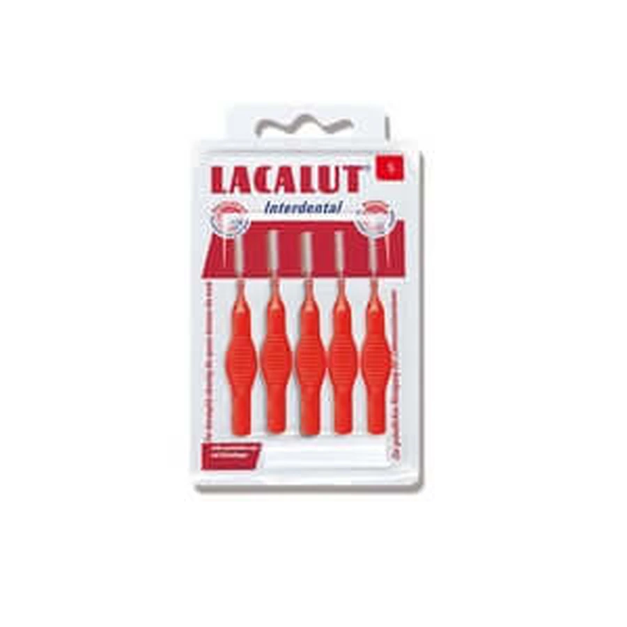 Lacalut Interdental S brush diameter 2.4 mm 5 pcs.