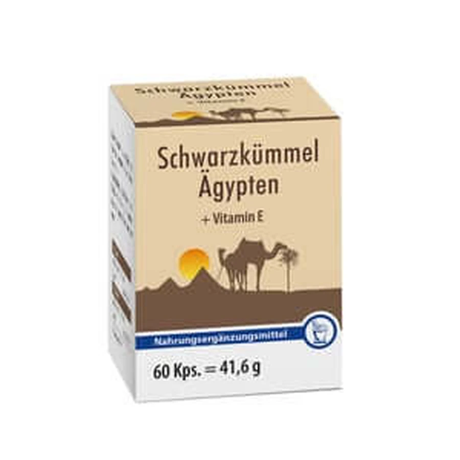 Comino Negro Egipto + E Cápsulas 60 Cápsulas