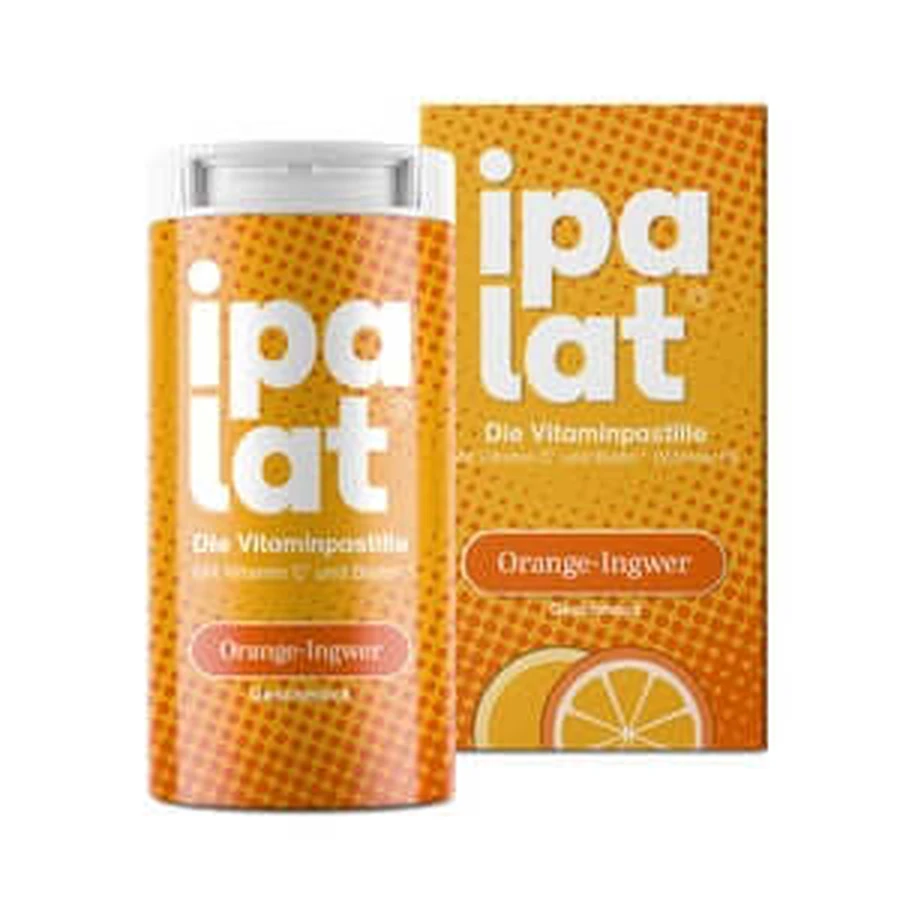 ipalat La Pastilla Vitamínica Naranja-Jengibre 40 St