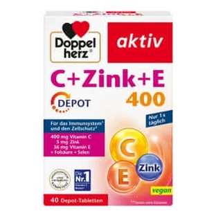 Doppelherz aktiv C + Zink + E 400 Depot 40 St