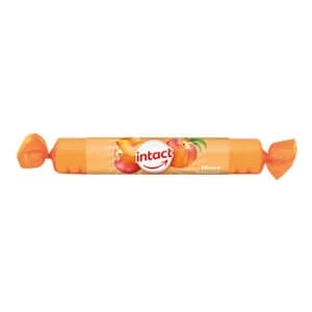 Intact Traubenzucker Rolle Pfirsich 40 g