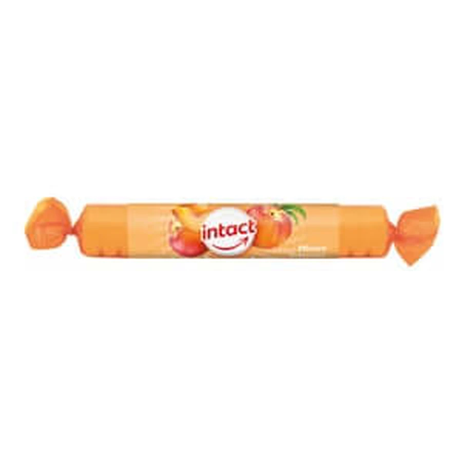 Intact Traubenzucker Rolle Pfirsich 40 g