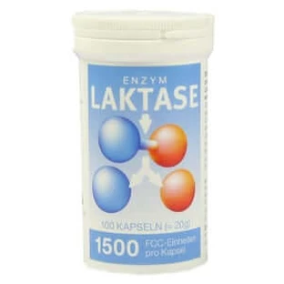 Lactase 1.500 FCC Enzyme Capsules 100 Capsules