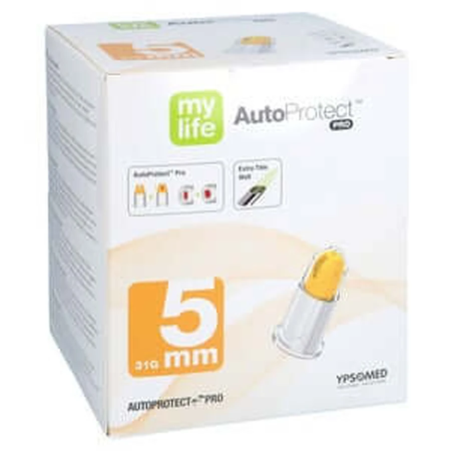Mylife Autoprotect Pro Sich. aiguilles à stylo 5 Mm 31 G 100 pcs.