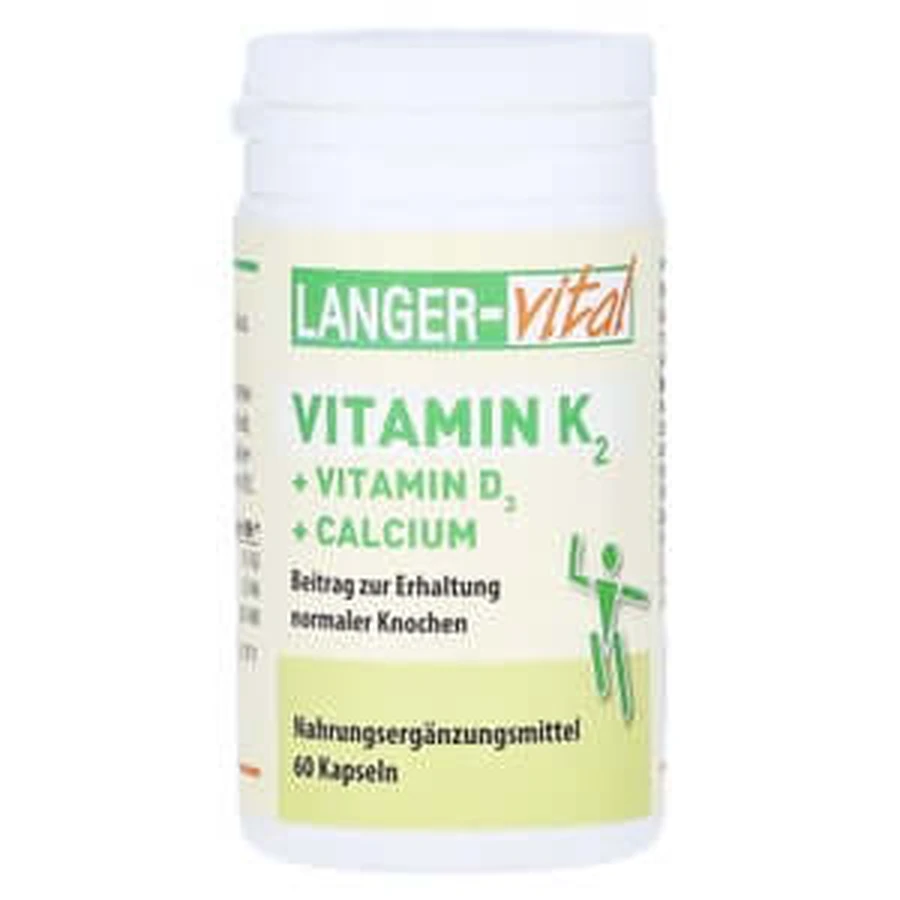 Vitamine K2+d3+calcium capsules 60 Capsules