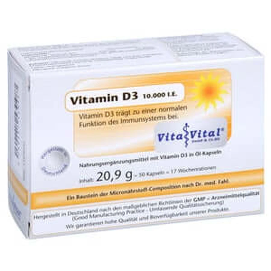 Vitamine D3 10.000 I.U. Capsules 50 Capsules