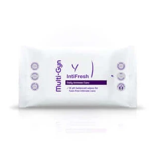 Multi-Gyn IntiFresh intieme doekjes 12 stuks.