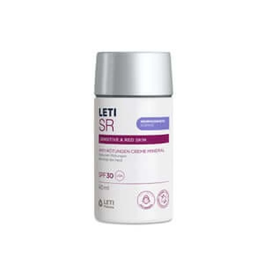 LETI SR Crème anti-rougeurs minérale SPF 30 40 ml