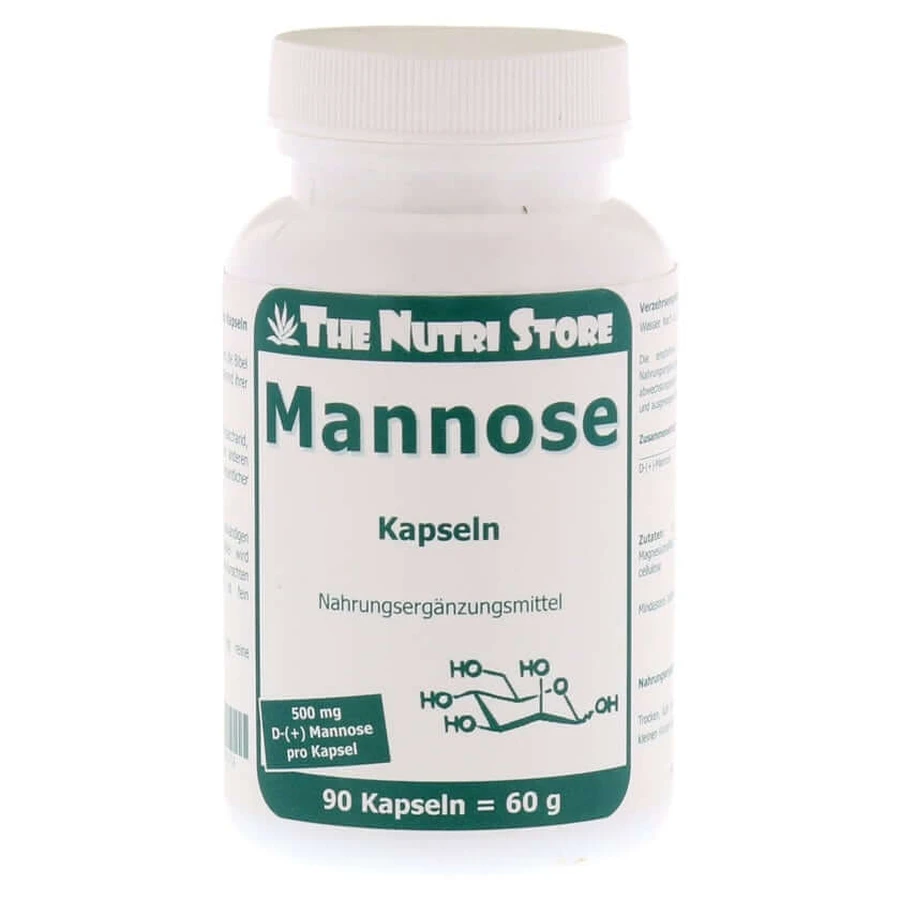 Mannose 500 mg vegetarian capsules 90 Capsules