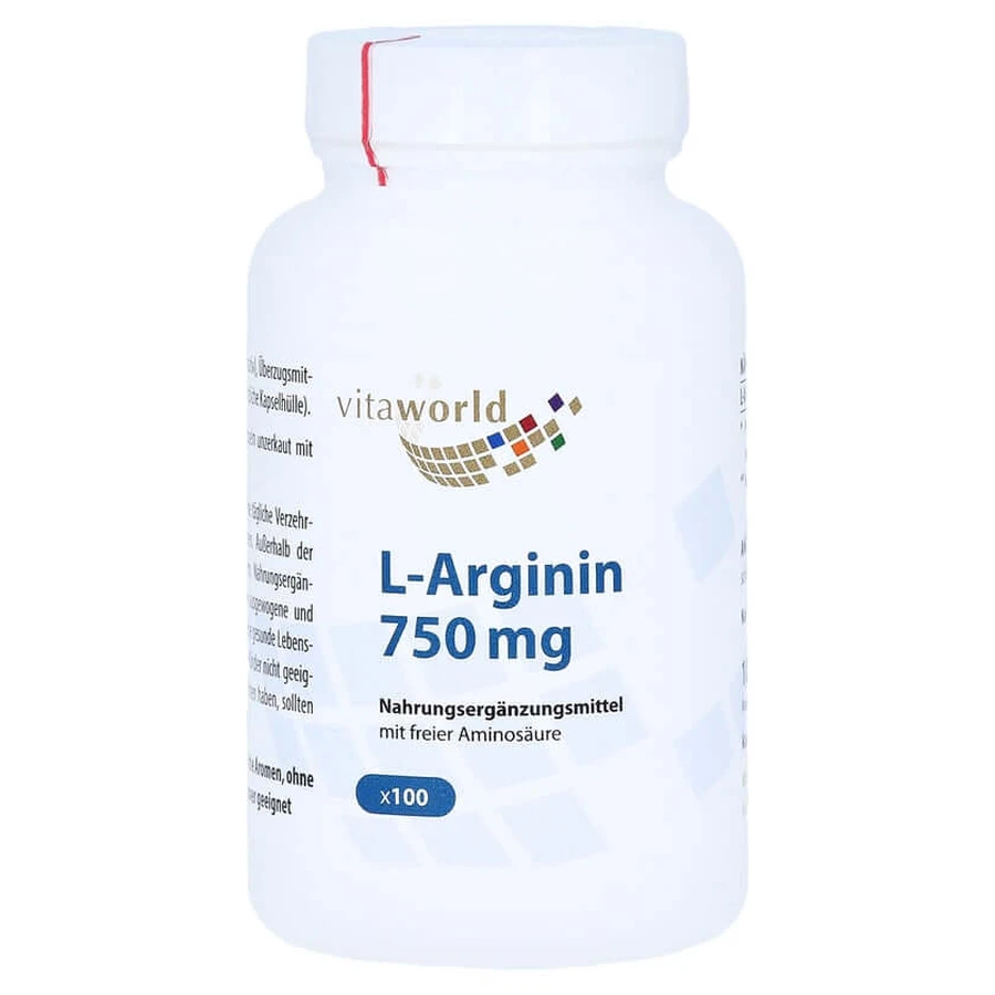 Arginine 750 mg gélules 100 pcs