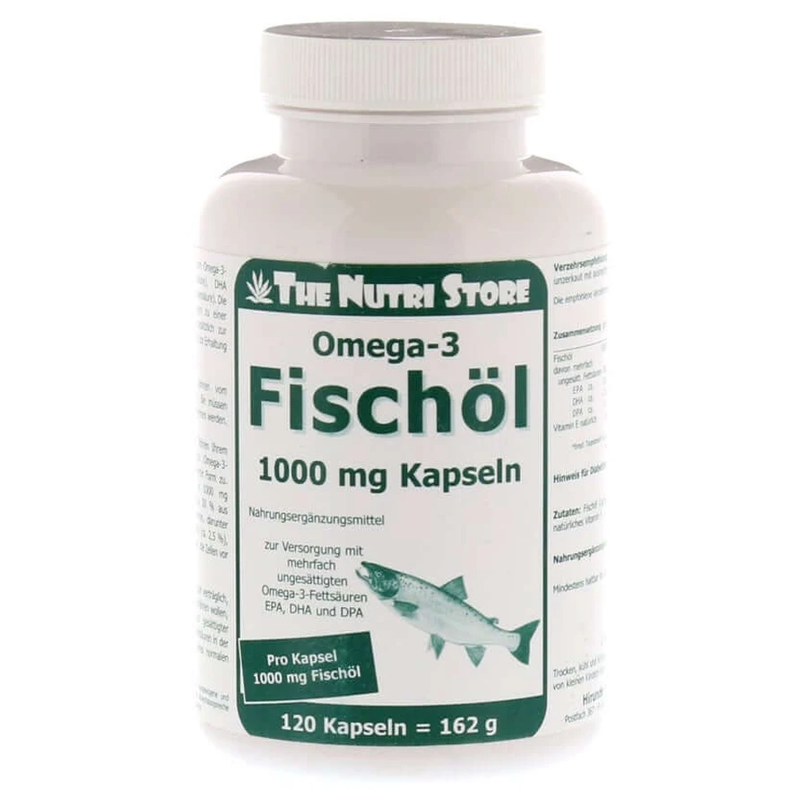 Omega-3 Fish Oil 1000 mg Capsules 120 Capsules