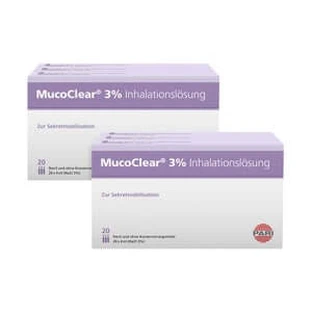 Double pack MucoClear® 3% 2X20X4 ml