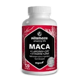 Vitamaze Maca 10:1 Hoge Dosis + L-Arginine + OPC 120 Capsules