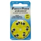 Piles pour appareils auditifs Power PP10 6 pcs