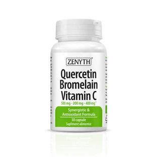 Quercetin Bromelain Vitamin C, 30 capsules, Zenyth