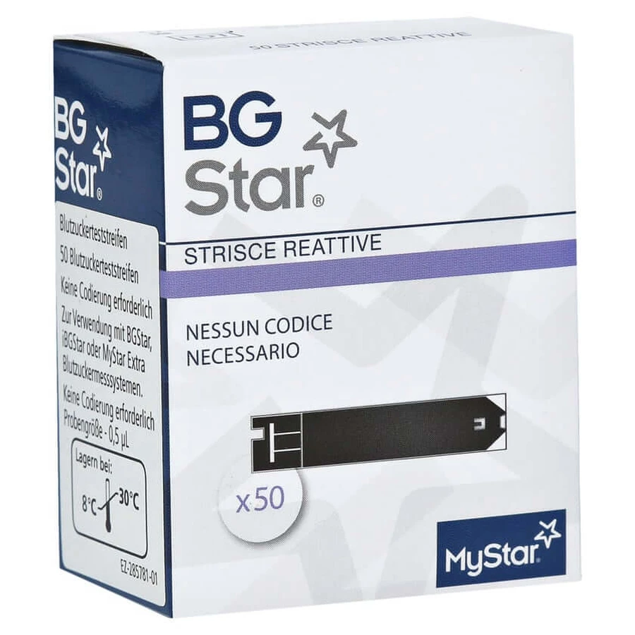 Bgstar test strips 50 pcs