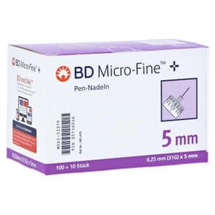 BD Micro-fine+ 5 pennaalden 0,25x5x110 m 110 st.