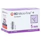 BD Micro-fine+ 5 pennaalden 0,25x5x110 m 110 st.